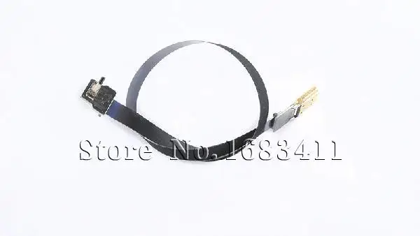 Free shipping 3pcs 2015 new HDMI to reverse MICRO super soft metal shield cable / black 30CM Rc Spare Parts | Игрушки и хобби