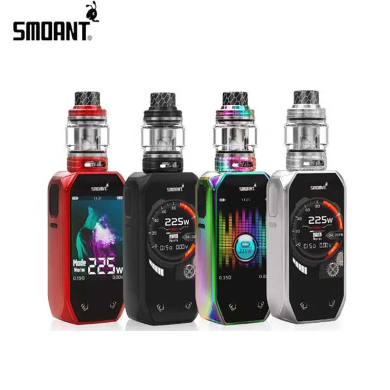 Оригинальный Smoant Набу комплект 225 Вт поле Mod с 4 мл subohm бак сеткой катушки