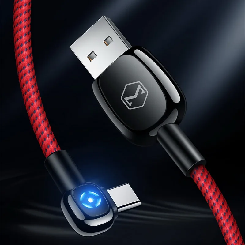 MCDODO Тип usb C кабель для samsung Galaxy S9 S8 быстрой зарядки и передачи данных huawei Коврики 20
