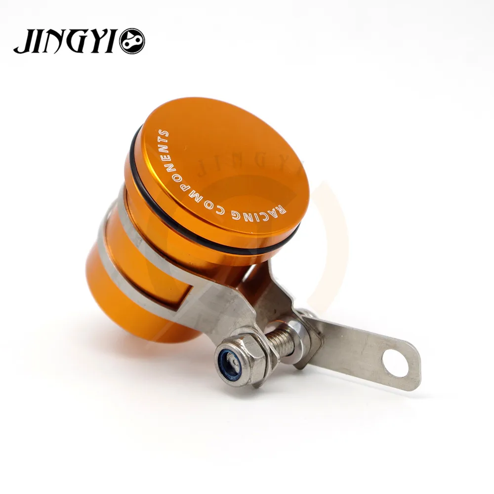Orange Motorcycle Brake Fluid Reservoir Clutch Cylinder Tank Oil Fluid Cup For AFRICA TWIN CRF1000L KYMCO CF MOTO SUZUKI RM 125 - Цвет: Orange
