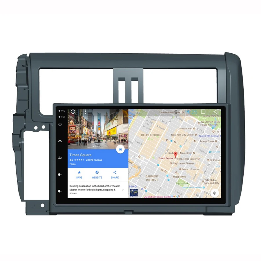 Asvegen Аудио Видео плеер 9 ''Android 7 1 четырехъядерный автомобильный навигационный