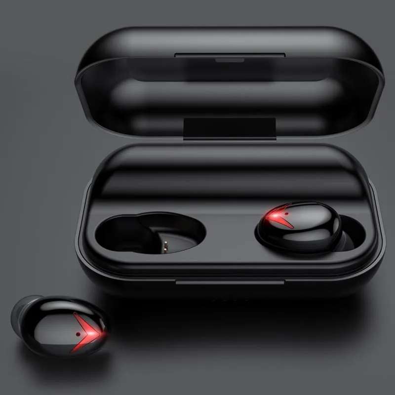 A8 Black TWS Bluetooth наушники невидимые мини беспроводные наушники стерео Bluetooth 5,0 сенсорное управление наушники с 3500 мАч зарядная коробка - Цвет: A8 Black