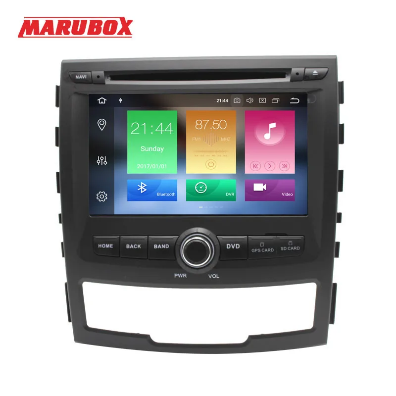 MARUBOX 2Din Восьмиядерный 4 Гб ОЗУ Android 9,0 автомобильный мультимедийный плеер для SSANGYONG KORANDO 2011-2013 стерео радио gps Navi 7A603PX5