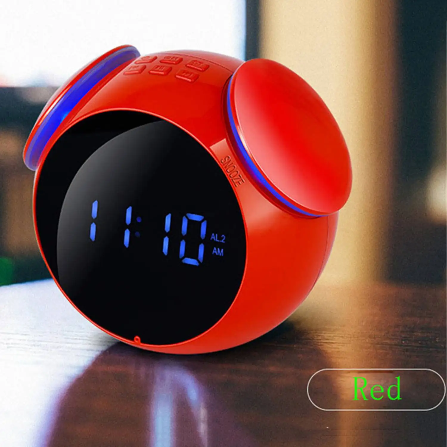 FUNN-Mini Bluetooth аудио функция колонки 4,2 протокол MP3 карты зеркало дисплей Будильник FM Радио беспроводной набор будильников