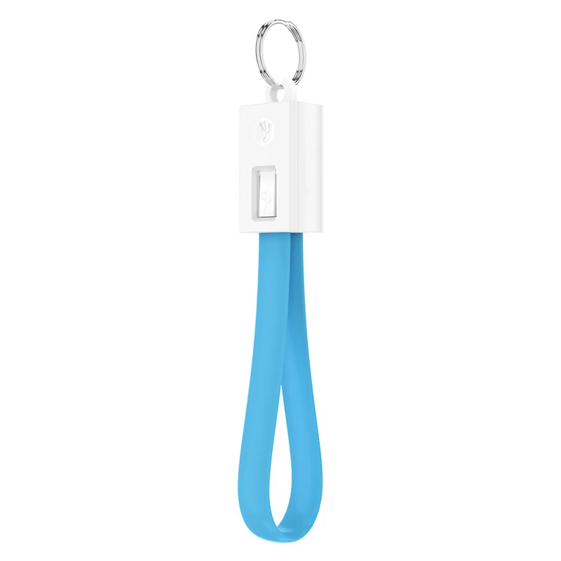 Blue Oppselve Micro USB кабель Быстрый кабель синхронизации данных и зарядки для samsung huawei Xiaomi LG Andriod Microusb Powerbank кабель брелок - Цвет: Blue