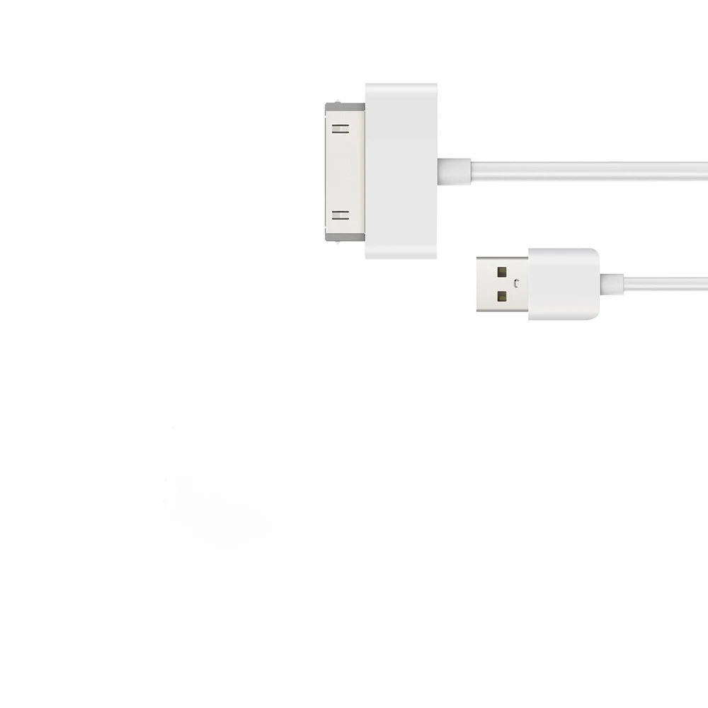 NYFundas 3 шт. usb Кабель зарядного устройства для передачи данных для iphone 4 4S ipod nano ipad 2 3 iphone 4S 30pin 1 м Шнур usb кабель для зарядки kabel cargador