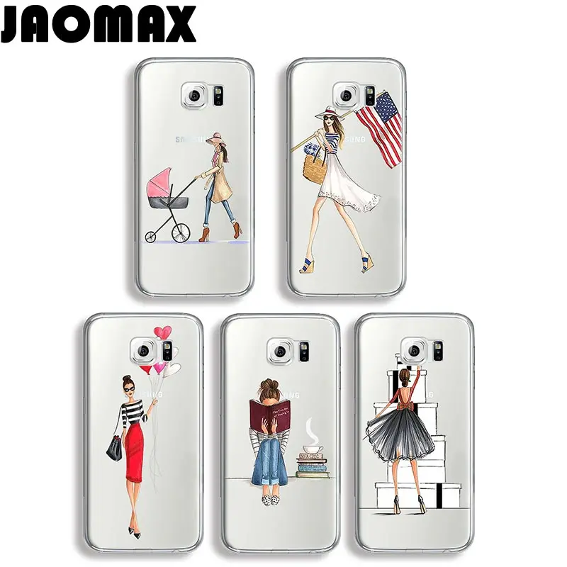 Jaomax напиток кофе шоппинг сексуальный чехол для девушек samsung Galaxy J7 A3 A5 Note 8 3 4 5 J3 J5