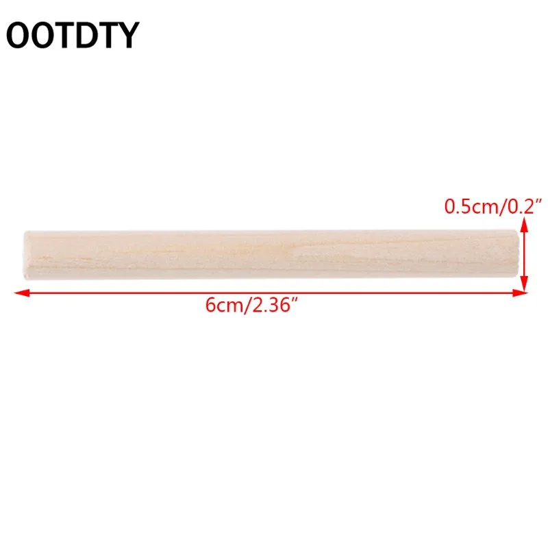 

OOTDTY 50pcs 4/4-3/4 Violin Sound Post High Quality Spruce Wood Part Accessories