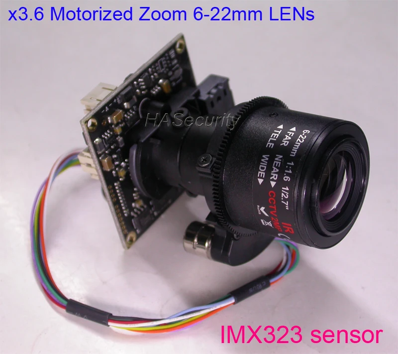 Модуль PCB для камеры видеонаблюдения Sony IMX323 NVP2440 с моторизованным увеличением и