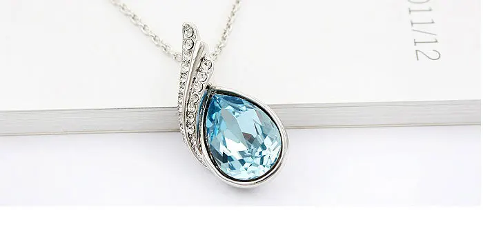 Оптовая продажа ювелирные наборы kpop кварцевый кристалл подвеска ожерелье