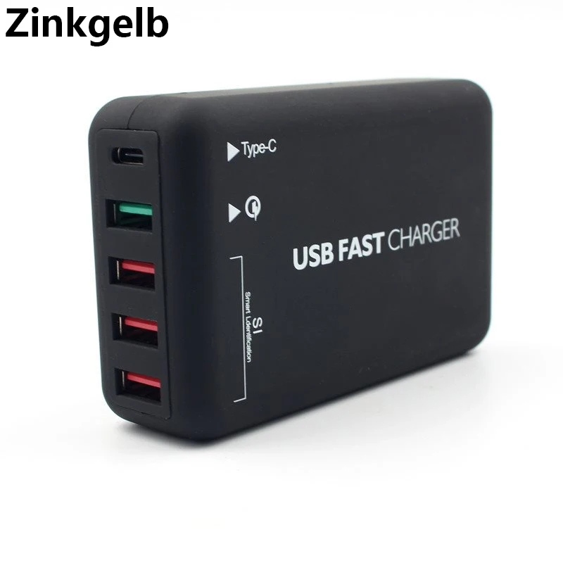 Универсальное зарядное устройство с USB-портами и поддержкой быстрой зарядки 3 0 30
