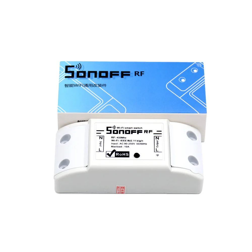 Sonoff RF WIFI выключатель света Умный дом пульт дистанционного управления 433 МГц