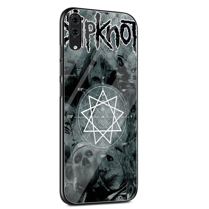 Desxz стеклянный чехол для телефона Huawei Mate Honor 8X 9 10 7A 20 P30 P20 P10 Lite Pro P Smart Cover Slipknot Clown Corey