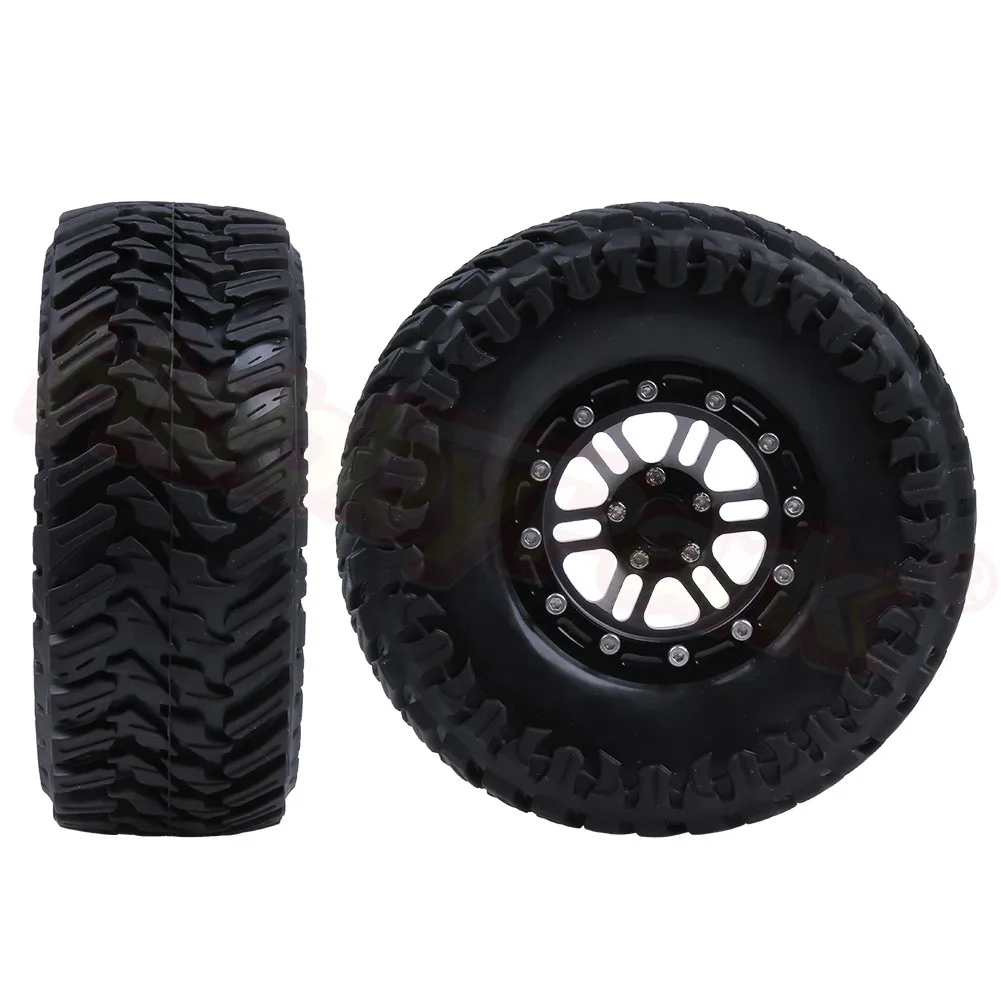 4 шт. 108 мм алюминиевые колеса и шины Beadlock 1 9 "для 1/10 RC Гусеничный Traxxas TRX4 осевой