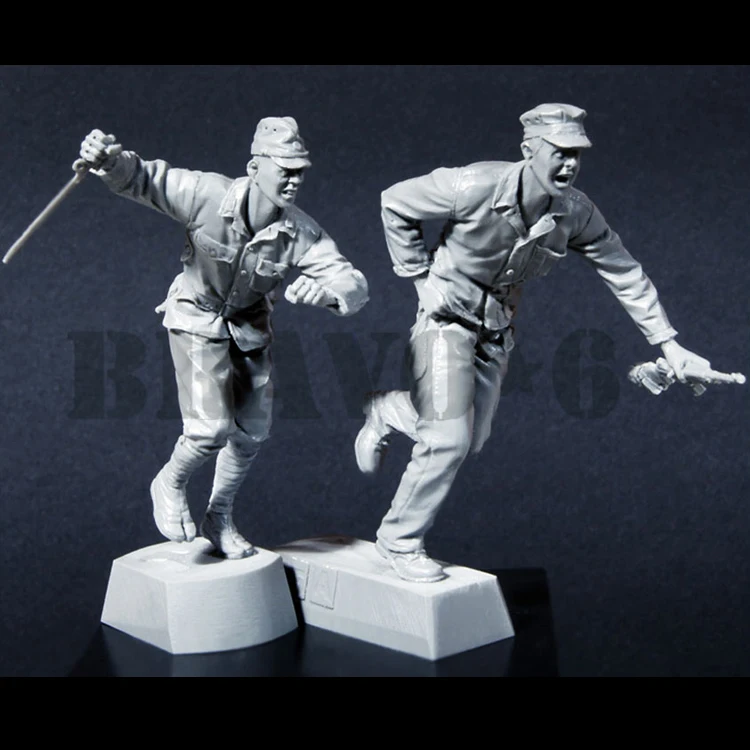 Банзай 1/35! Модель солдата GK из полимера военная тема WW2 разобранный и