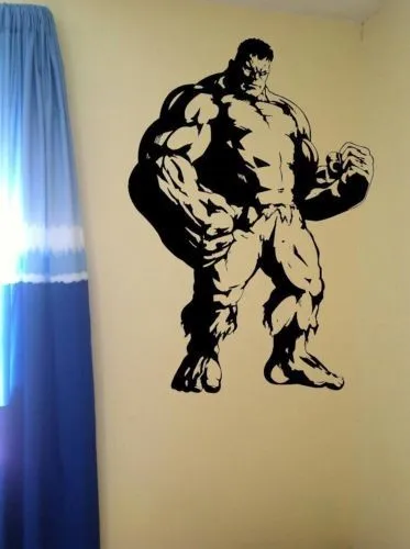 Наклейка на стену Advengers Marvel &amp DC AvengersThe Hulk аниме Виниловая наклейка детская