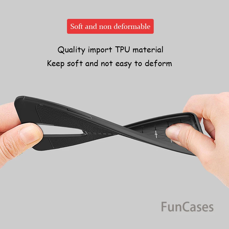 Для Oneplus 6 Чехол из углеродного волокна ТПУ Силиконовая кожа мягкое полное заднее