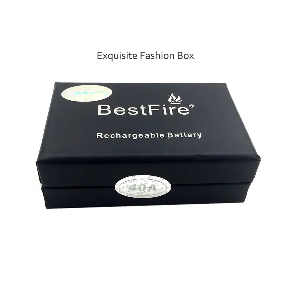 2 шт Bestfire 18650 литий-ионная батарея 3500mAh 3 7 V 40A перезаряжаемая с восхитительная