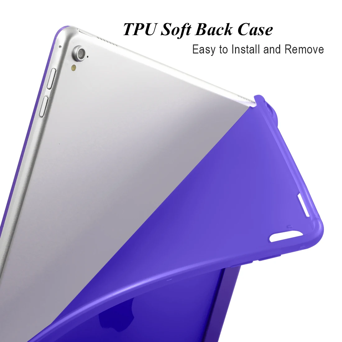 Чехол на айпад про 9.7 Для ipad pro silicon case for air 2 мягкие tpu для 6 7 pu кожа смарт чехол 5