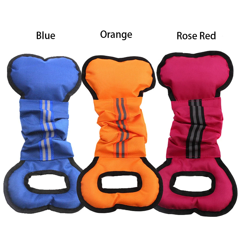 Bone Type Molar Accessories Portable Interactive Dog Toy Gift Biting Ring Training Oxford Cloth Pet Supplies Outdoor Teeth Chew | Дом и сад