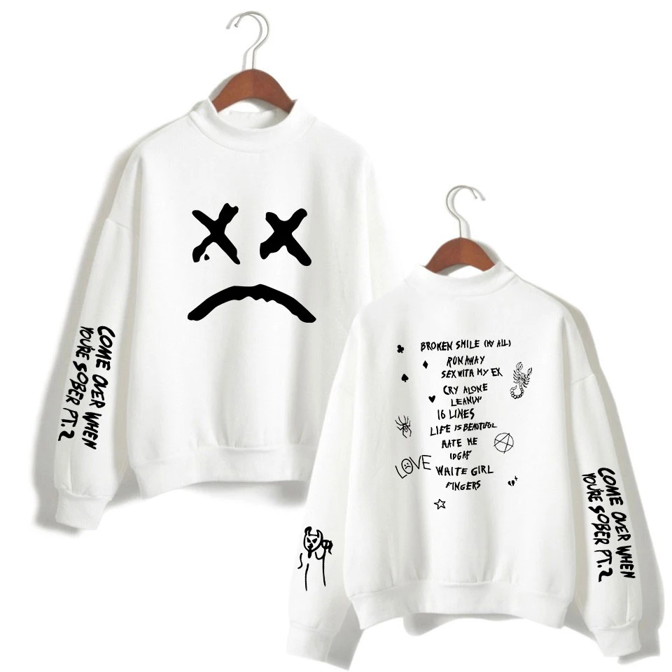 Толстовки с капюшоном и принтом в стиле K POP 2019 cry baby lil peep свитшоты для женщин