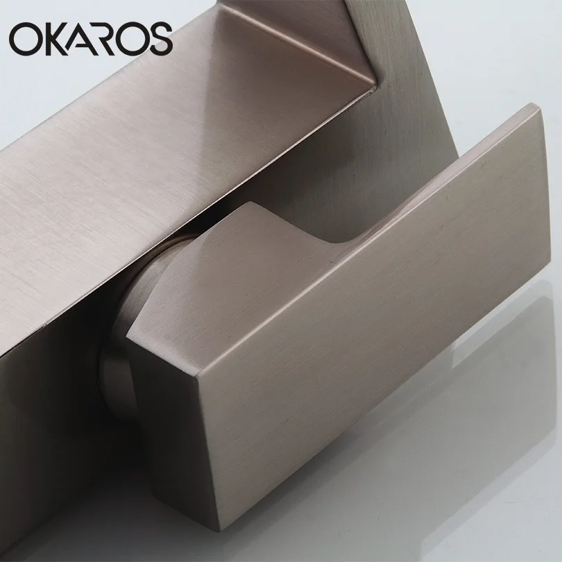 Смеситель для раковины OKAROS смеситель ванной комнаты установленный на палубе с