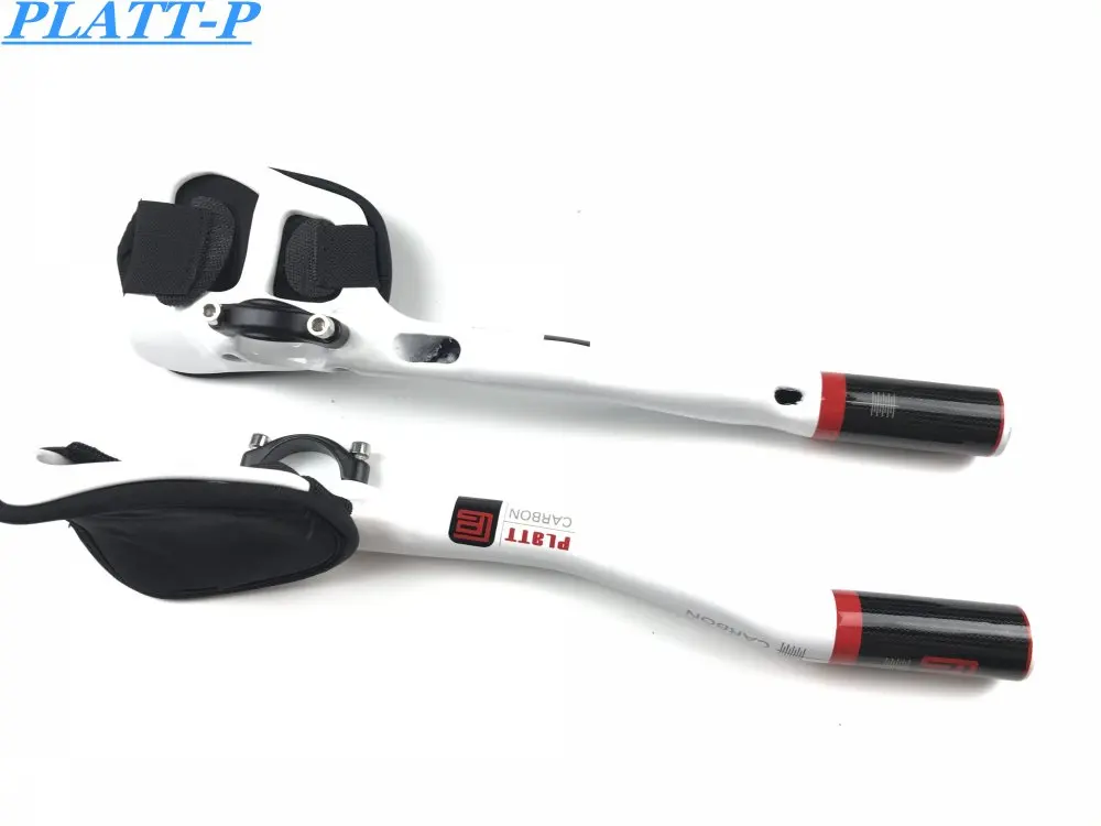 Велосипедные наконечники PLATT white tt руль из углеродного волокна TT дорожный/горный