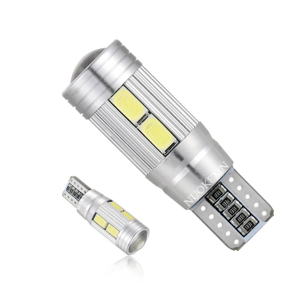 10 X автомобильный Стайлинг авто светодиодный T10 194 W5W Canbus smd 5730 светильник лампа без