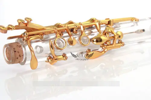 Музыкальный инструмент позолоченный ключ Bb акриловый прозрачный фонарик | Спорт