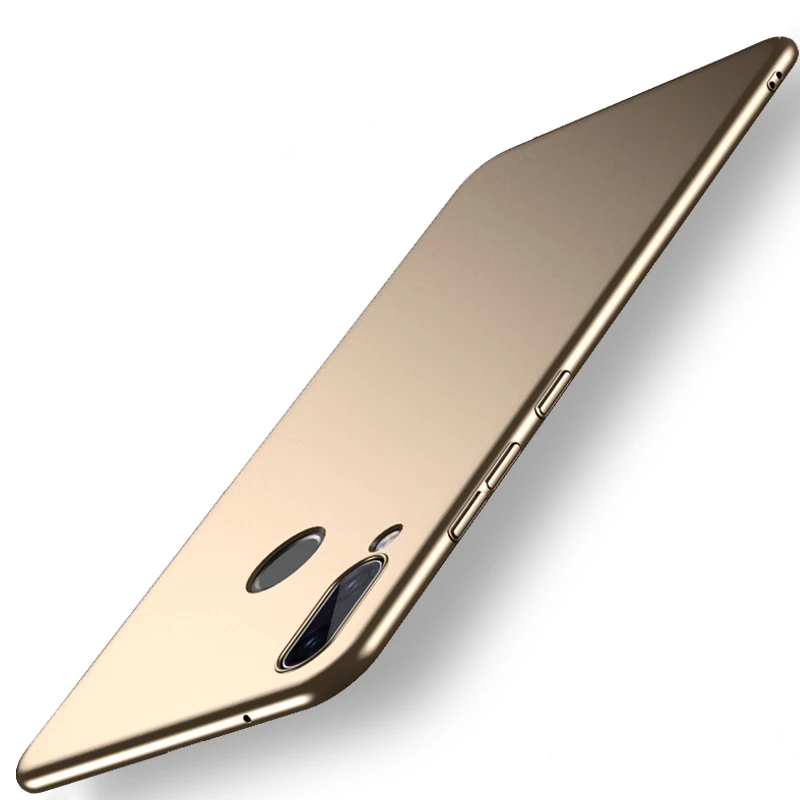 Золотой Чехол для huawei P20 Lite, деловой ультра тонкий жесткий чехол из поликарбоната для huawei P20 P20 Pro Lite P20Lite, чехол s, чехол для телефона - Цвет: Золотой