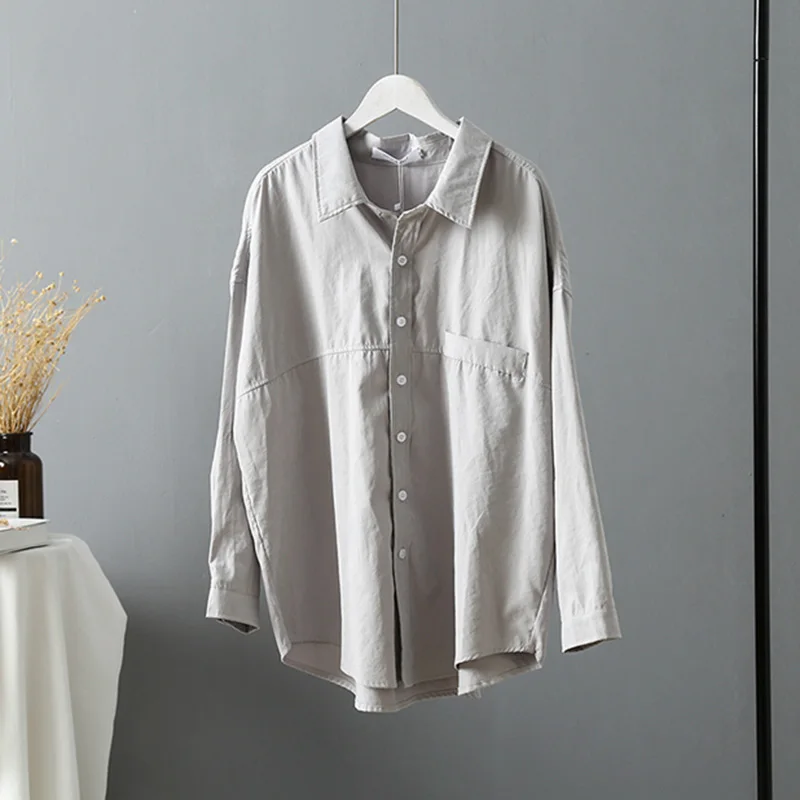 Шифоновая женская блузка рубашка Лето 2019 новый воротник поло свободные большие