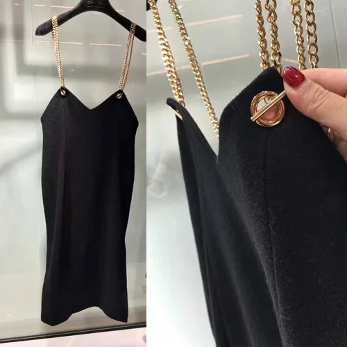 

amazing summer dress for women,elegant velvet party dress,unique vestido de festa,sexy dress metal chain can be winter dress