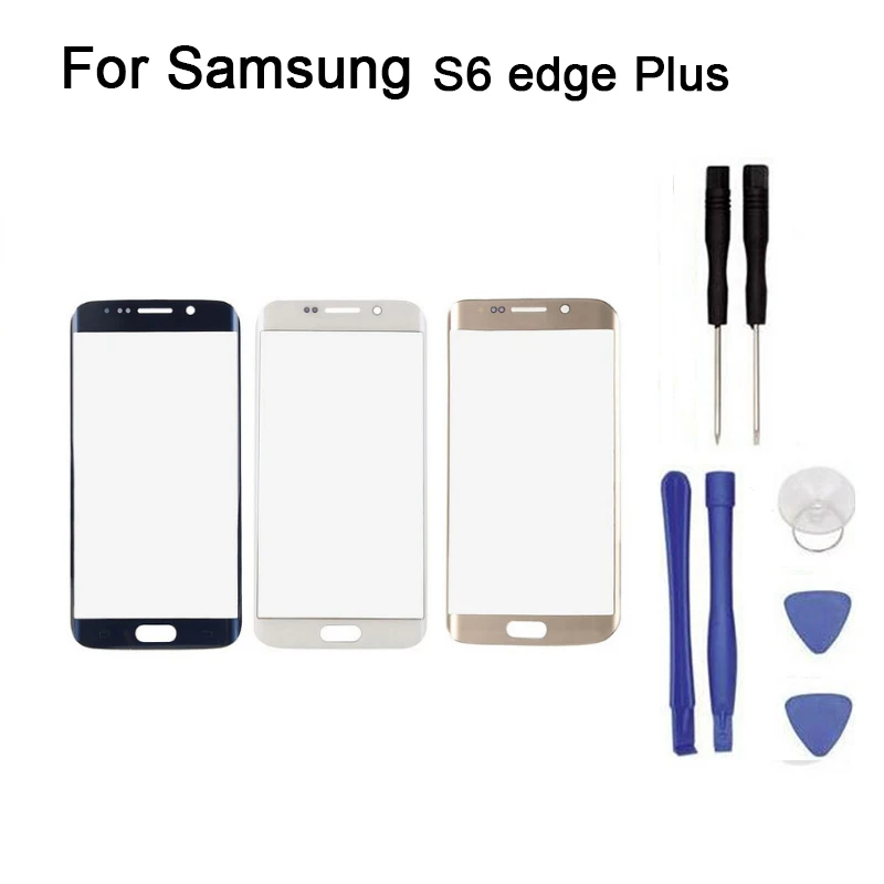 Для Samsung Galaxy S6 edge Plus SM-G928F G9280 G9285 сенсорный экран Стекло Переднее стекло Сенсорная