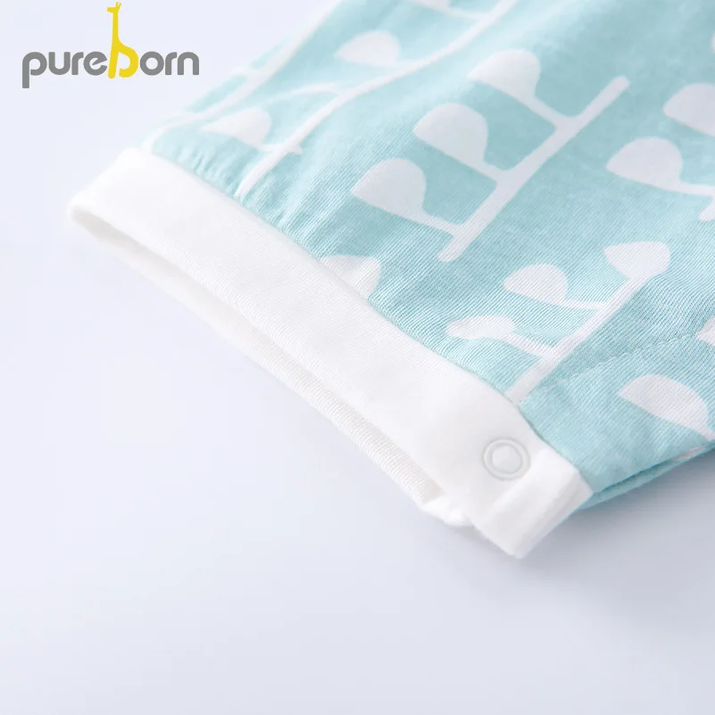 Летняя одежда без рукавов для новорожденных детский комбинезон унисекс