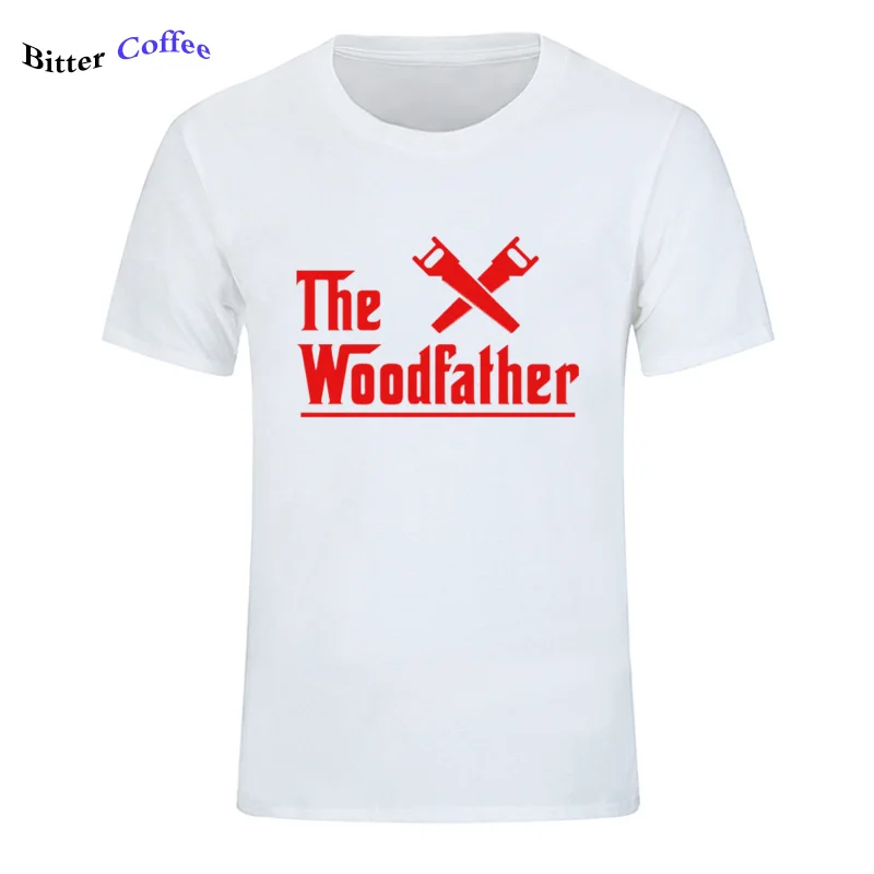 Летний Лидер продаж Модные Woodfather плотник рабочий принт футболка для мужчин с