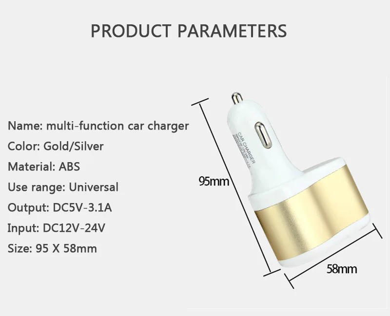 MPLSBO 3.1A двойной зарядное устройство USB с прикуривателем разъем мобильного телефона зарядное устройство для iPhone samsung Xiaomi зарядное устройство для планшетов