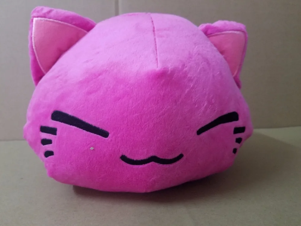 28 см мультфильм Nemuneko роза серии спящий Кот Мягкие плюшевые куклы игрушки Kawaii Neko кошка животных Подушка