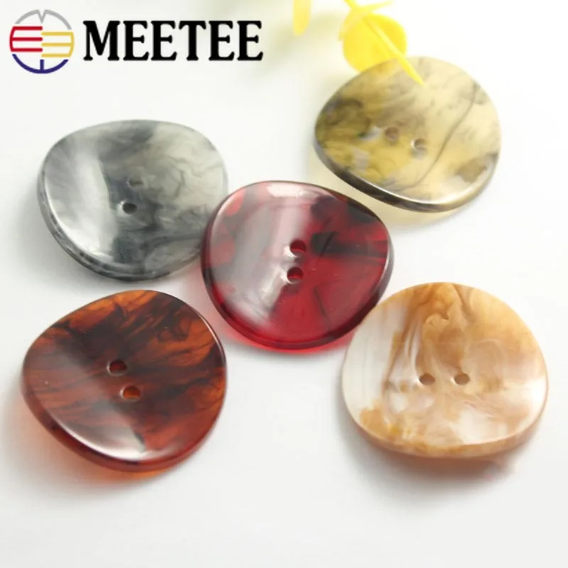 Meetee эко Ретро 2-пуговица из смолы мужские костюмы пальто декоративные пуговицы