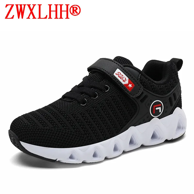 2019 весенне осенние детские спортивные брендовые дышащие уличные кроссовки для