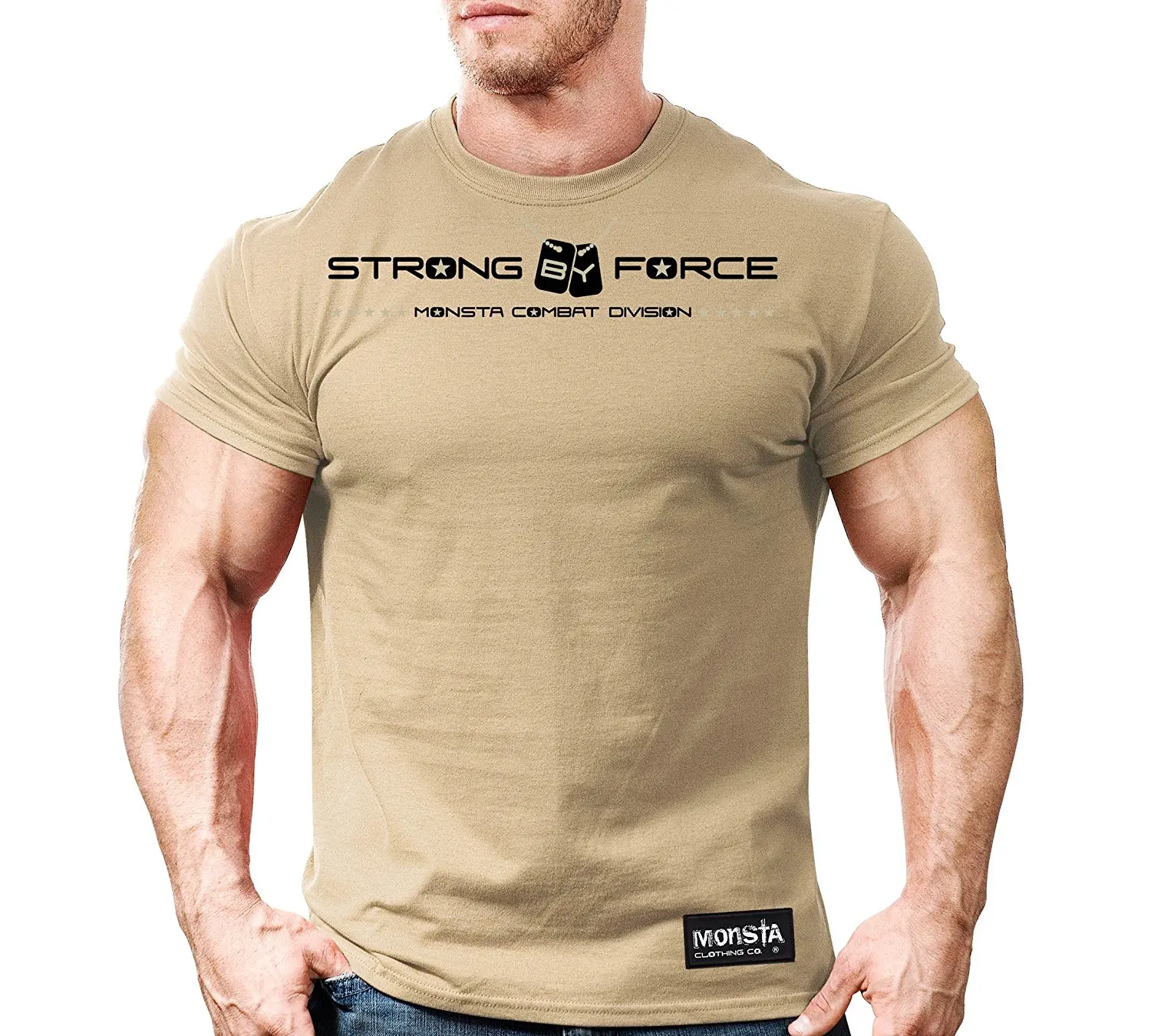 Монста Костюмы co. Для мужчин сильный силой: монста армейские Division (tee68) Футболка |
