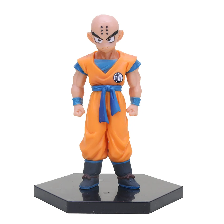 11-18 см Dragon Ball Z Super saiyan kuriririn шорты «Вегета» Freeza Son Gokou Dragon Ball ПВХ Фигурки игрушки куклы - Цвет: krillin oppbag