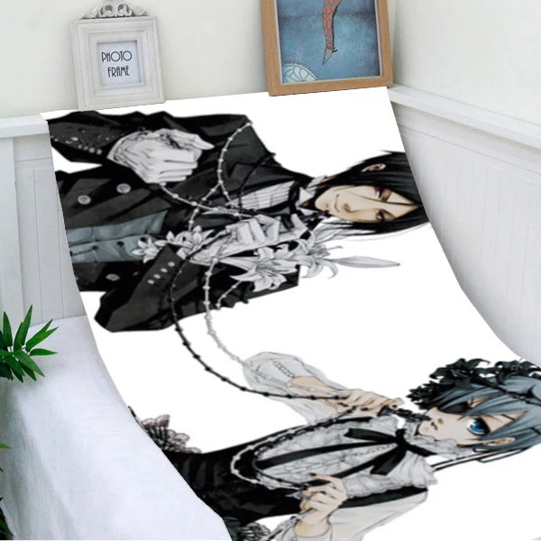 

Kuroshitsuji Anime Ciel & Sebastian 137*69CM Towel #40569