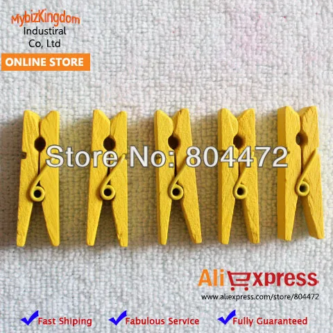 X100 желтый деревянный проект ремесла фото пружинный зажим | колышки изготовленные