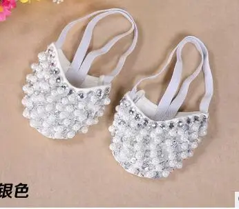 1 пара/лот танцевальные ботинки с бусинами Стразы танцевальная обувь |