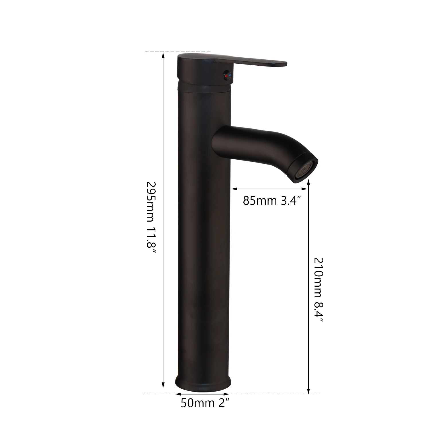 Смеситель для раковины KEMAIDI водопроводный кран ванной комнаты твердый ОРБ никель