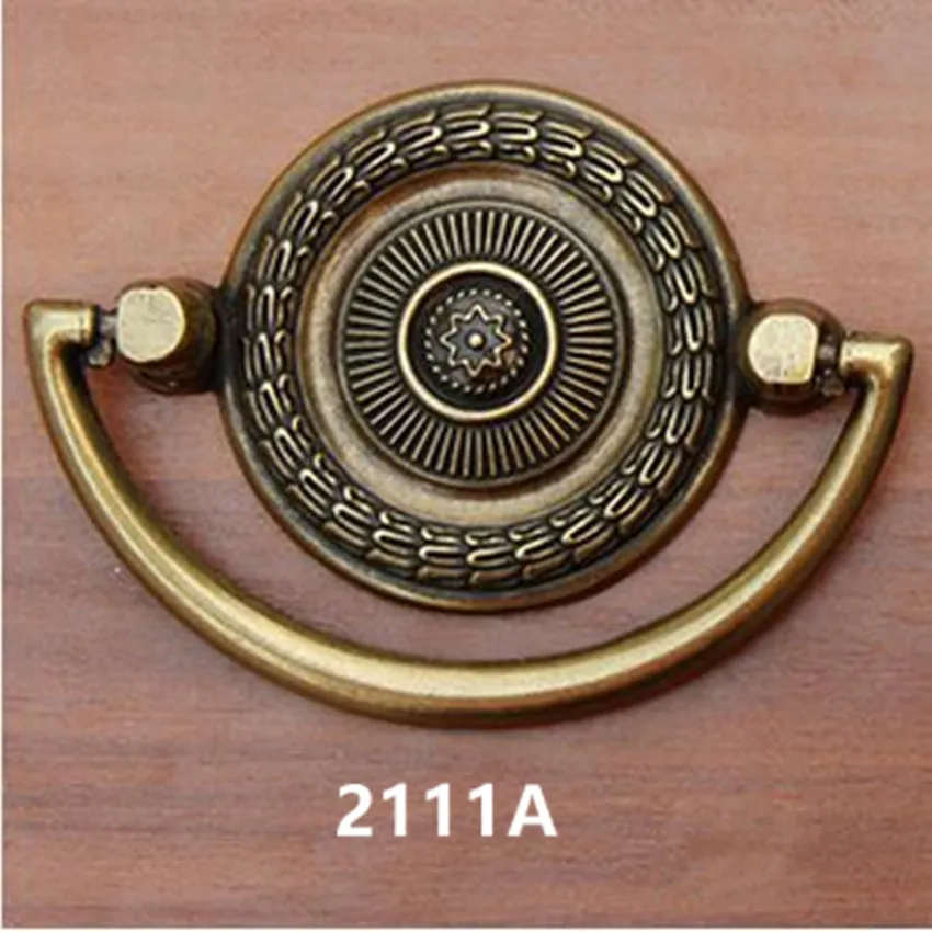 64 мм 128 винтажная бронзовая искусственная бронза ручка с кольцом для мебели в