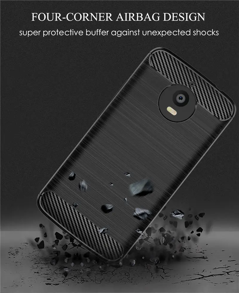 Чехол для Motorola Moto E4 Plus силиконовая Мягкая задняя крышка чехол телефона 4-го