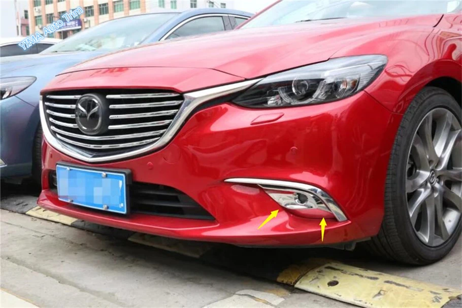 2 шт. наклейки на переднюю противотуманную фасветильник для Mazda 6 Atenza Sedan & Wagon 2016 2017