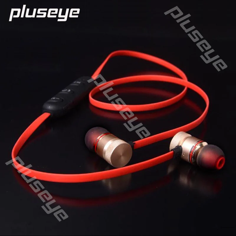Pluseye Магнитная гарнитура Bluetooth Беспроводной стерео наушники спортивные с