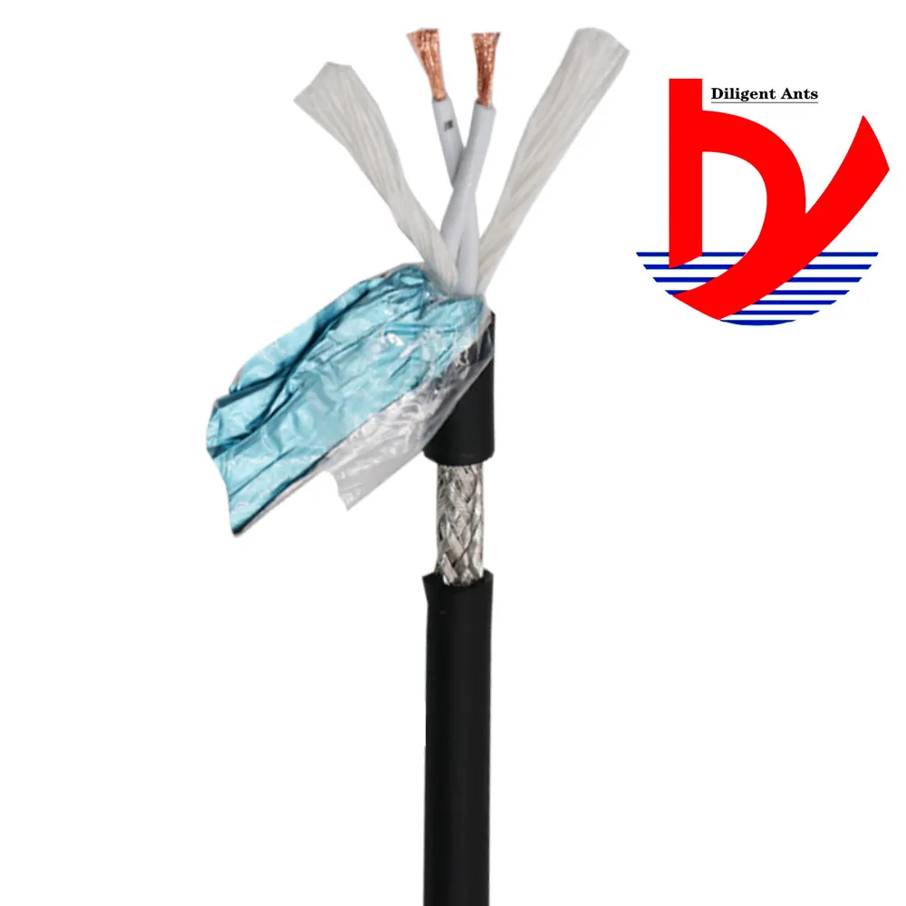 22AWG 2/3/4/5 ядро Towline экранированный кабель 5 м гибкий провод с ПВХ-изоляцией TRVVP